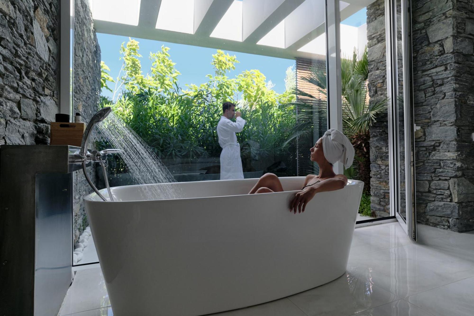 A - Luxury Villas Plomari Exterior foto