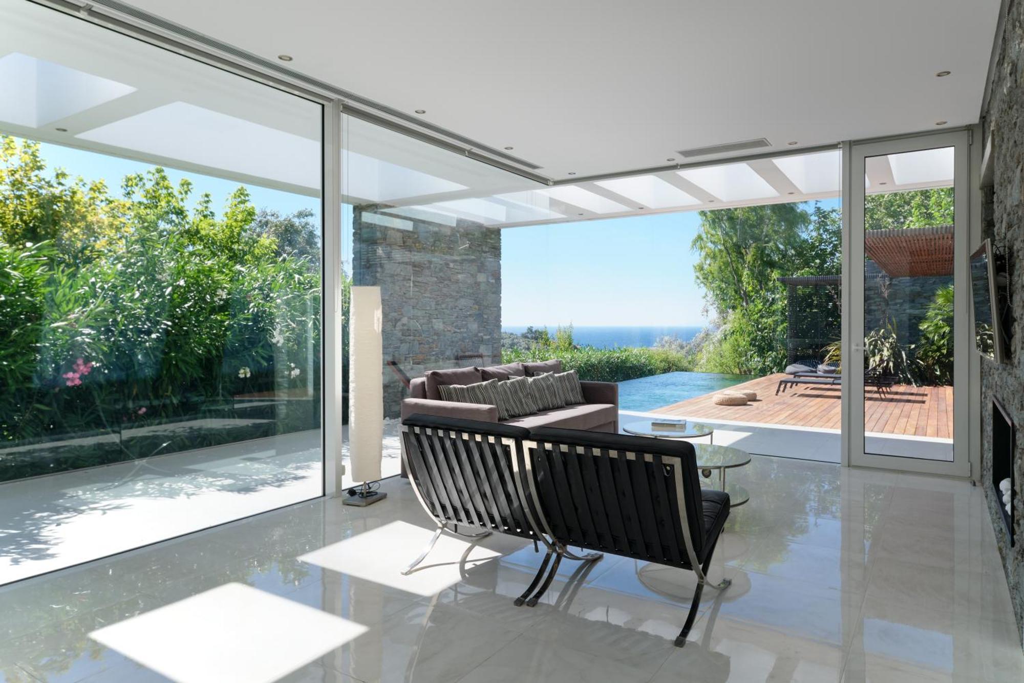 A - Luxury Villas Plomari Exterior foto