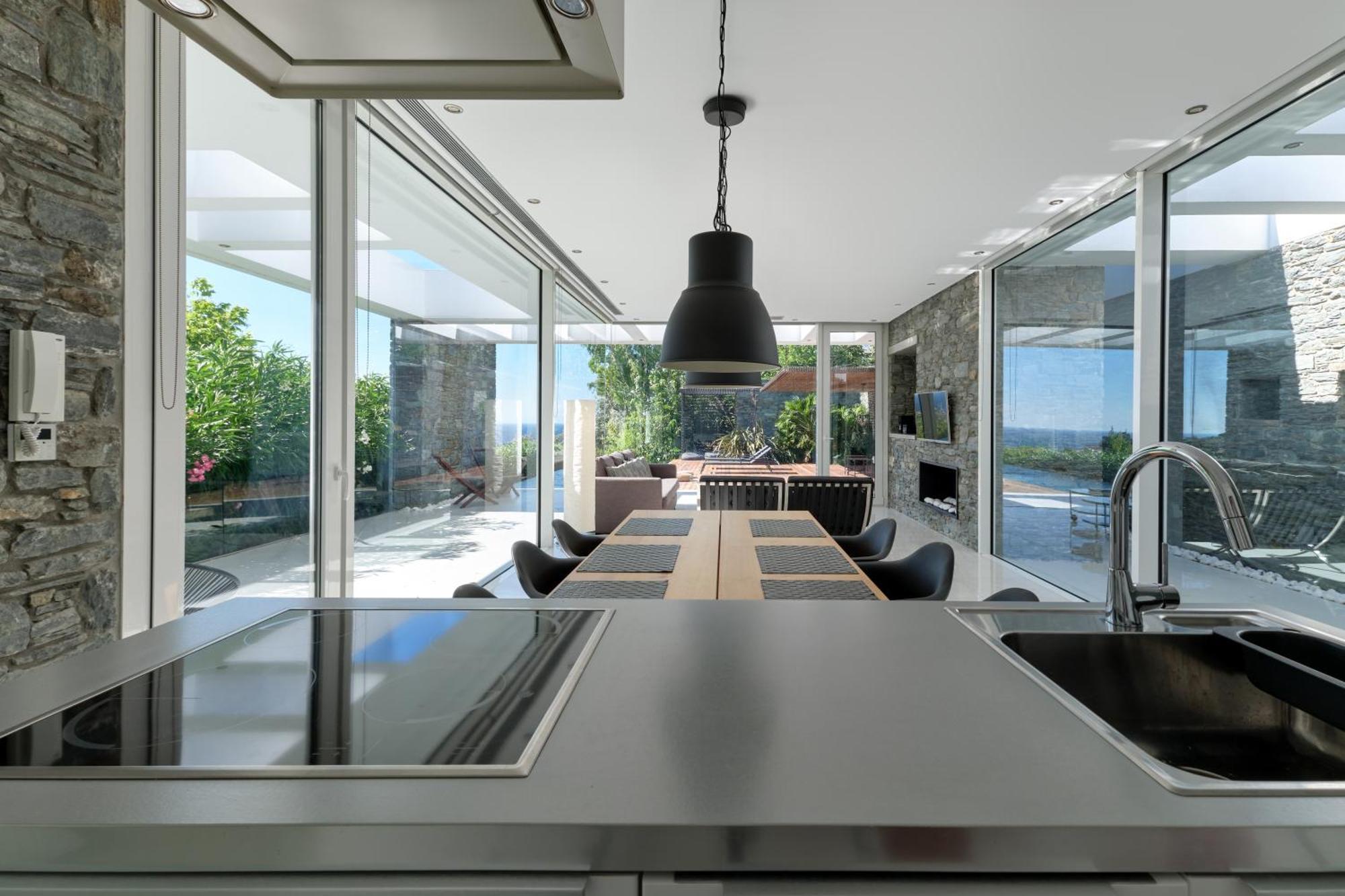 A - Luxury Villas Plomari Exterior foto